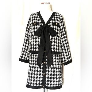 Tuckernuck Pomander Place Coco Tweed Houndstooth Dress
